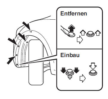 Vordere Blinkleuchten, Tagesfahrleuchten