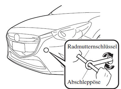 Vorderer Abschlepphaken