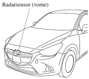 Radarsensor (vorne) 