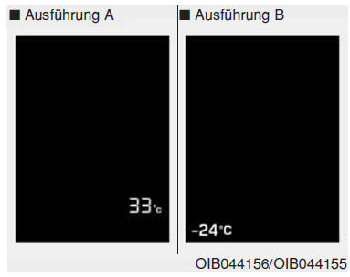 Außentemperaturanzeige