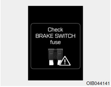 Sicherung "BRAKE SWITCH" prüfen (Smartkey-System und Automatikgetriebe)