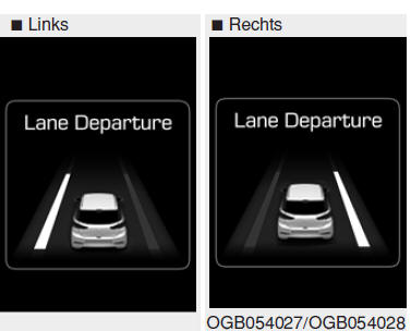 Bedienung des Spurhaltewarnsystems