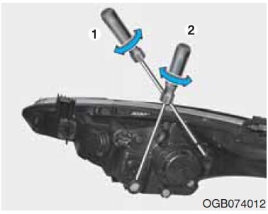 Scheinwerfer einstellen